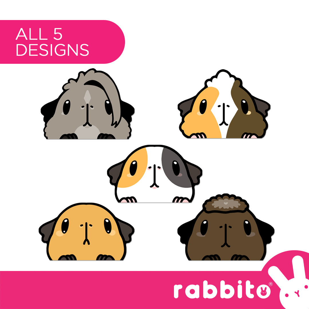 CABA STICKERS Guinea Pig Peeker Stickers