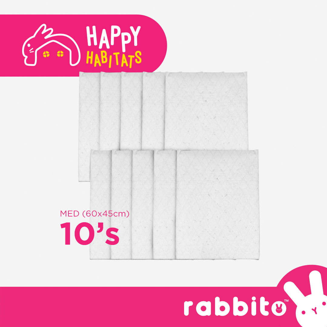 Happy Habitats Pawsome PEE PADS Bamboo Charcoal Sheets