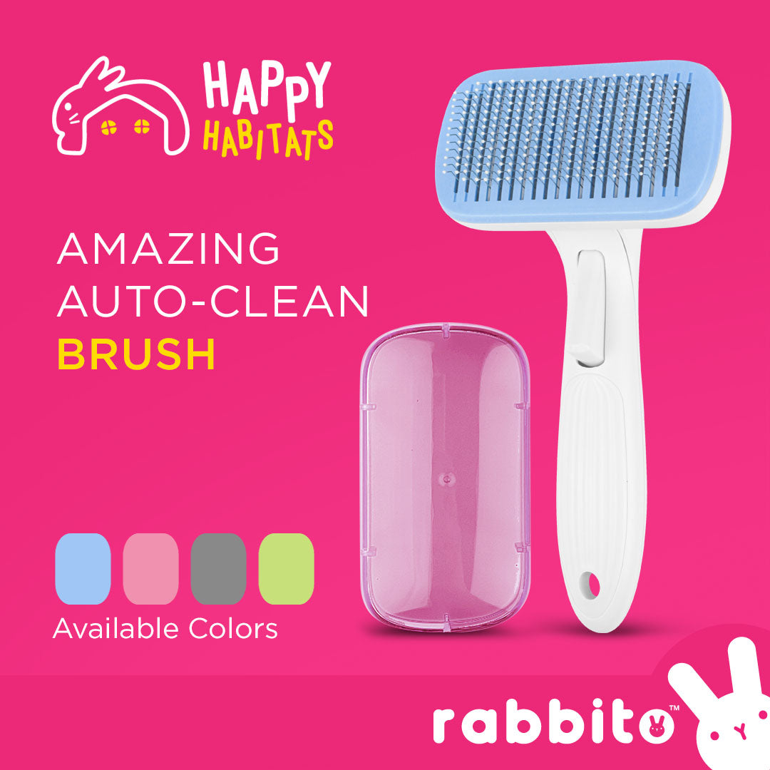 Happy Habitats Amazing AUTO-CLEAN BRUSH