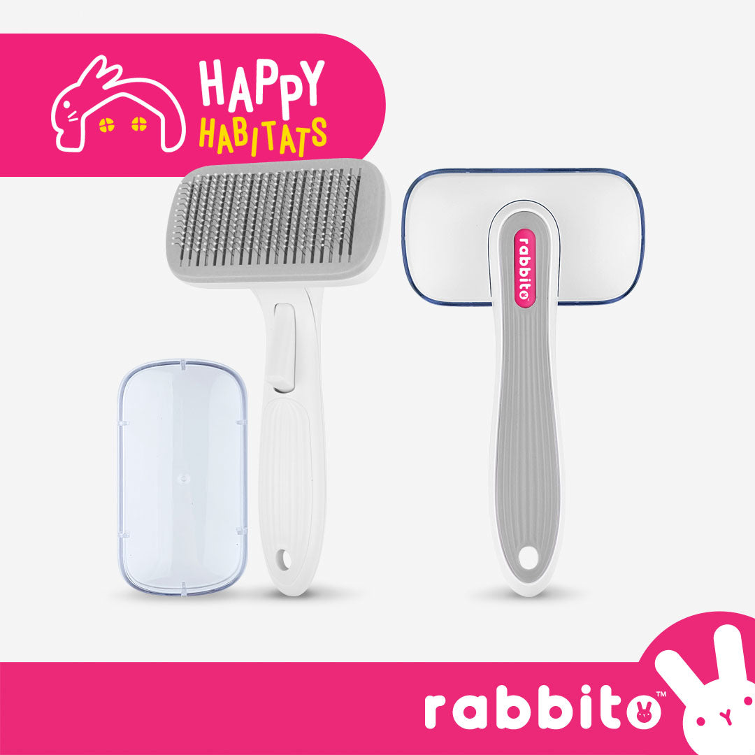 Happy Habitats Amazing AUTO-CLEAN BRUSH