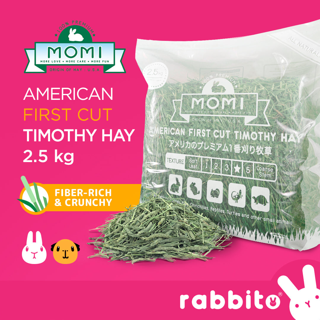 MOMI American FIRST Cut Timothy Hay 1kg / 2.5kg