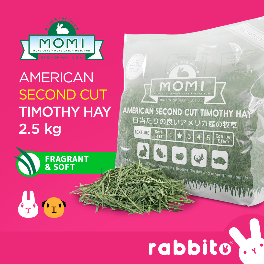 MOMI American Second Cut Timothy Hay 1kg / 2.5kg