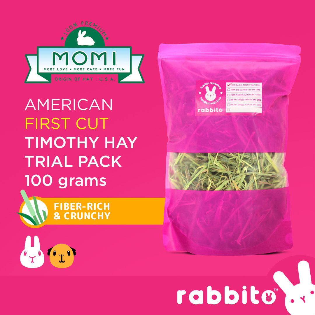 Alfalfa and Timothy Hay TRIAL PACKS 100g