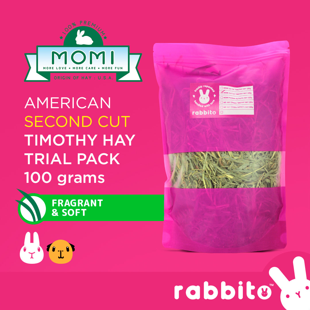 Alfalfa and Timothy Hay TRIAL PACKS 100g