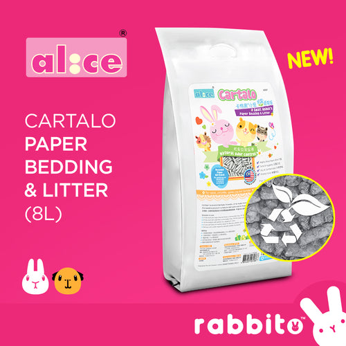 Alice Cartalo Paper Bedding and Litter 8L/2.4kg