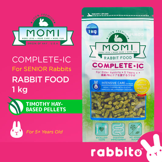 MOMI Complete-IC Senior Rabbit Food 1kg