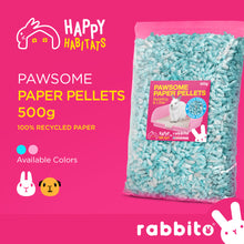 Load image into Gallery viewer, Happy Habitats PAWSOME PAPER PELLETS Litter &amp; Bedding 500g