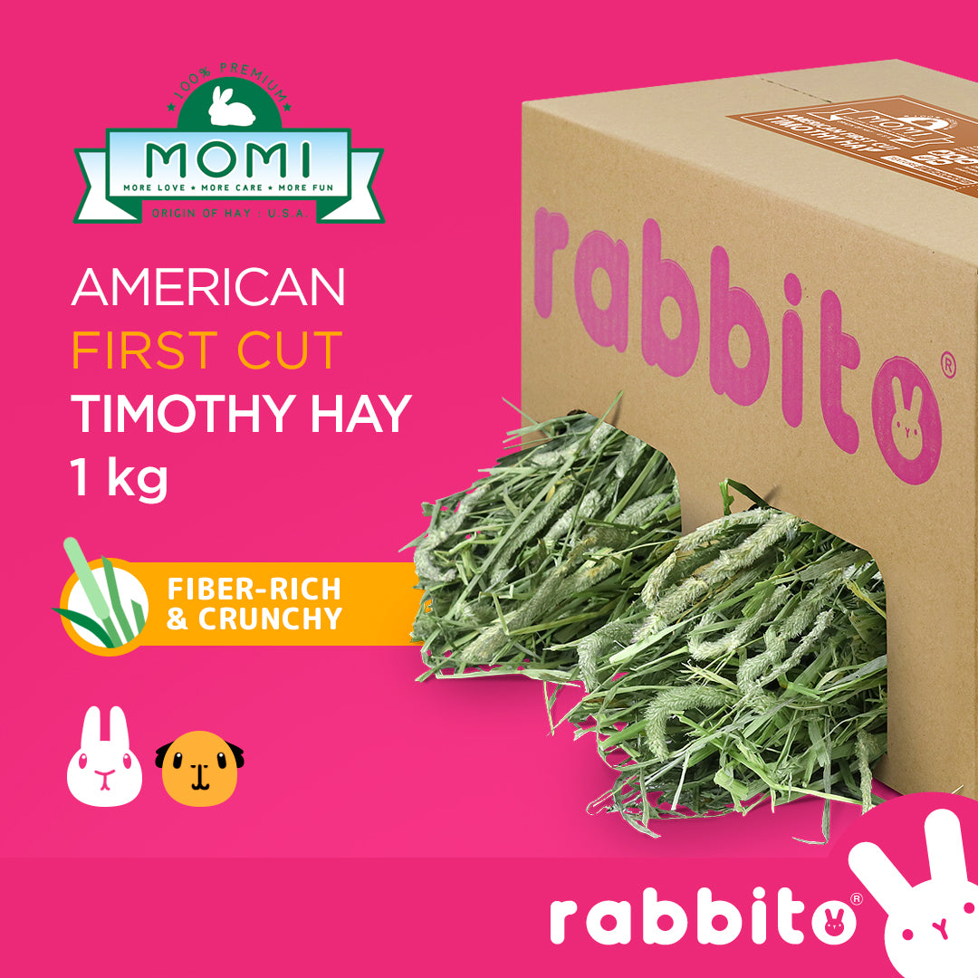 MOMI American FIRST Cut Timothy Hay 1kg / 2.5kg