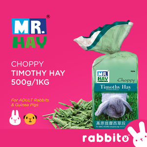 Mr. Hay Choppy Timothy Hay 500g/1kg