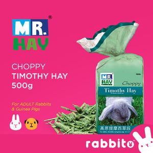 Mr. Hay Choppy Timothy Hay 500g/1kg