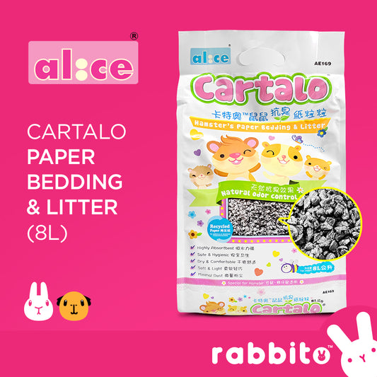 Alice Cartalo Paper Bedding and Litter 8L (2kg)
