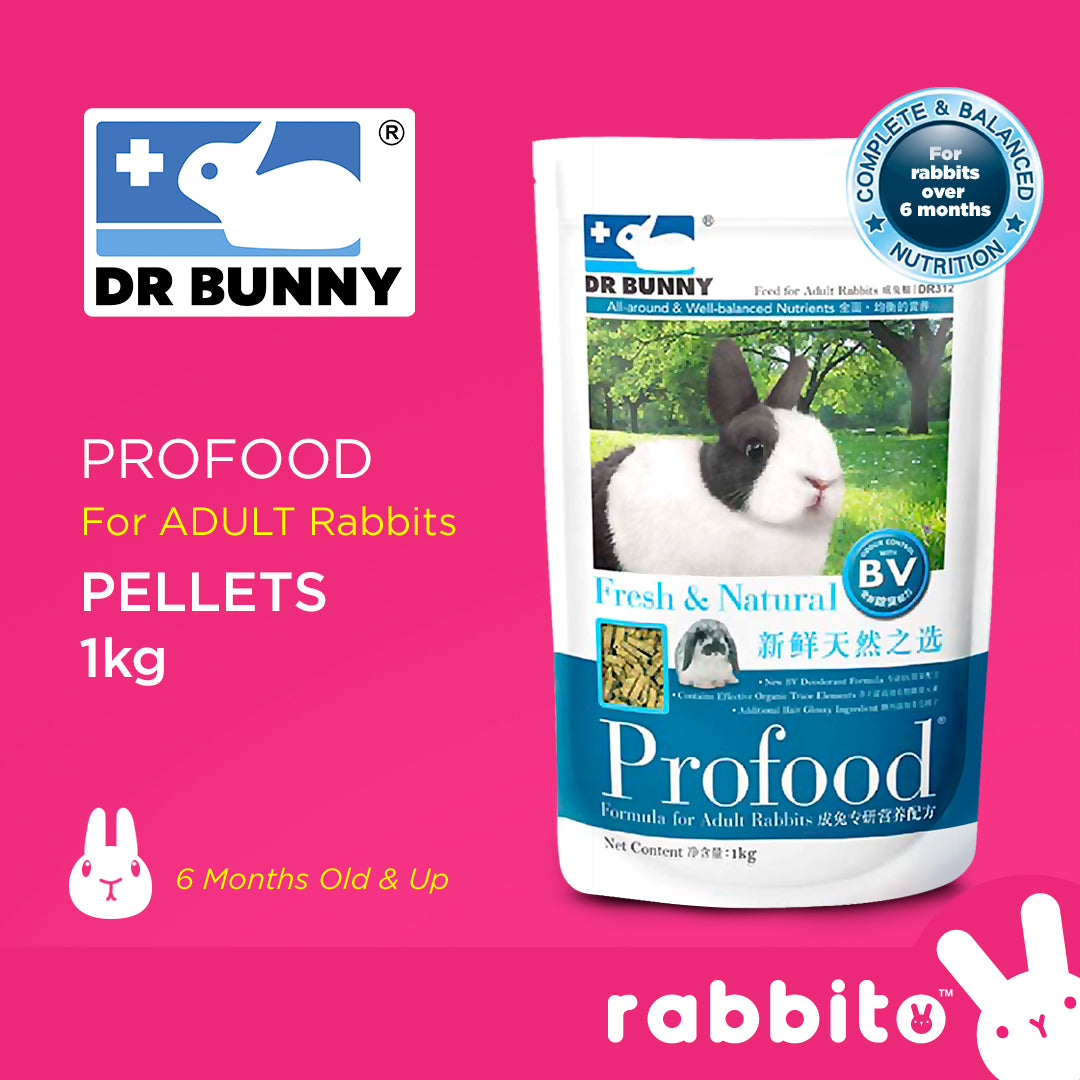 Dr. Bunny Profood for Adult Rabbits 1kg