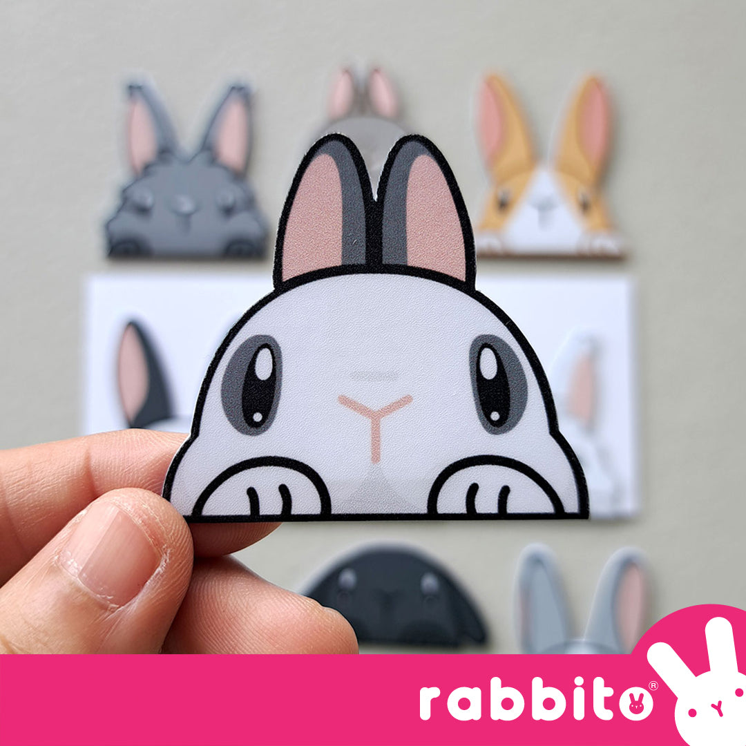 Bunny Peekers Magnetic Bookmarks