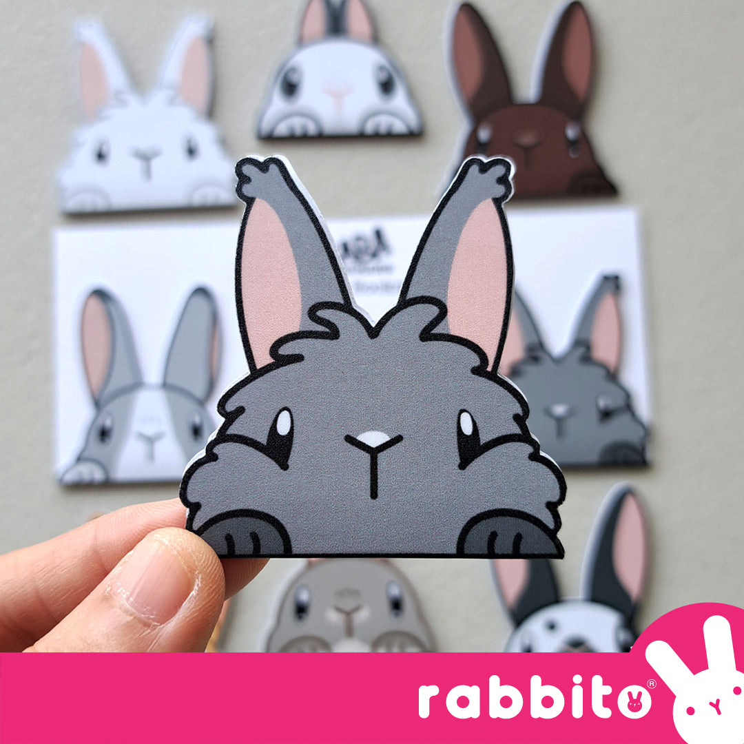 Bunny Peekers Magnetic Bookmarks