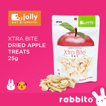 Load image into Gallery viewer, Jolly Xtra Bite Dried Apple Treats 25g
