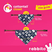 Load image into Gallery viewer, Cottontail Closet BINKY BUNDANA Adjustable Bandana Bib