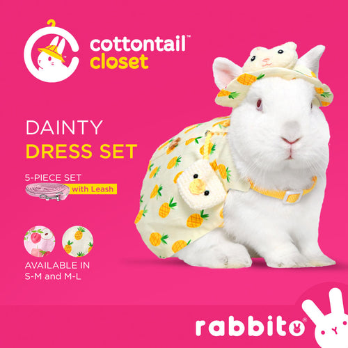 Cottontail Closet DAINTY DRESS SET Cute Costume for Rabbits