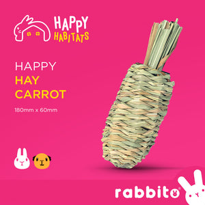 Happy Habitats Happy HAY CARROT Toy