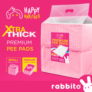 Happy Habitats EXTRA THICK Premium Pee Pads