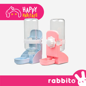 Happy Habitats DELIGHTFUL DRINKING BOTTLE with Dish