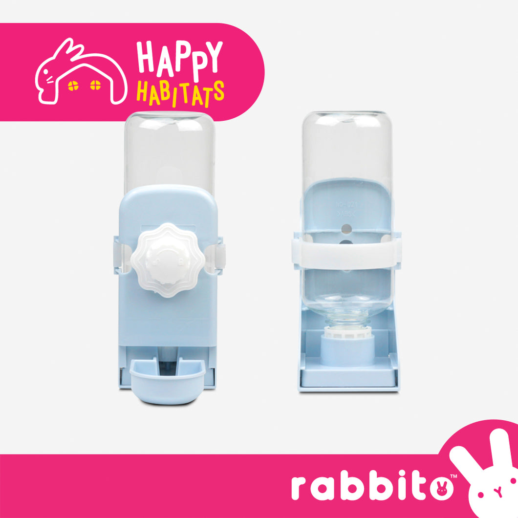 Happy Habitats DELIGHTFUL DRINKING BOTTLE with Dish