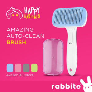 Happy Habitats AMAZING AUTO-CLEAN BRUSH