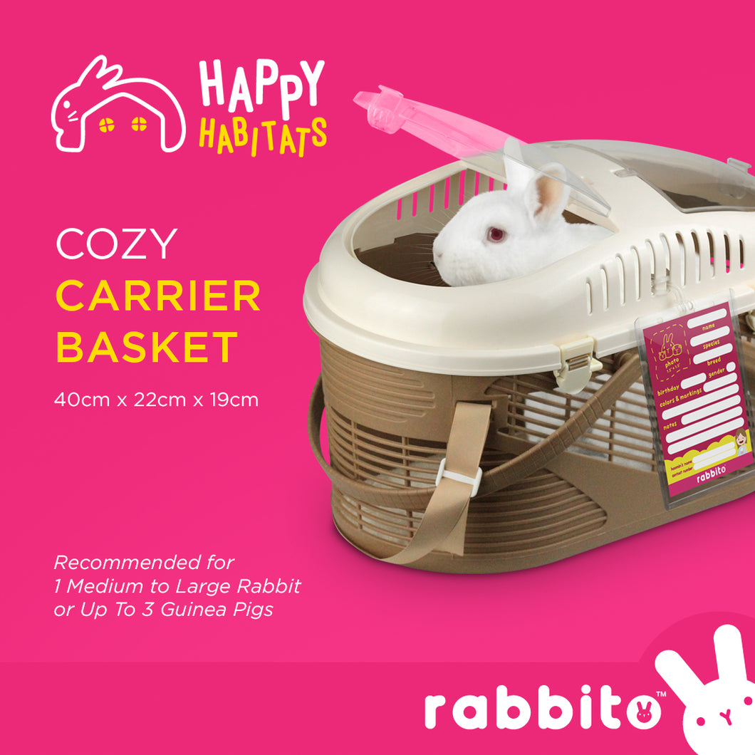 Happy Habitats COZY CARRIER BASKET