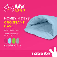 Load image into Gallery viewer, Happy Habitats HOMEY HIDEY CROISSANT CAVE for Guinea Pigs