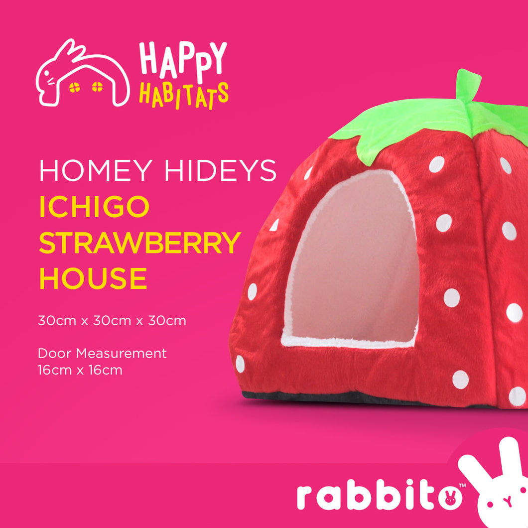 Happy Habitats HOMEY HIDEYS Ichigo Strawberry House