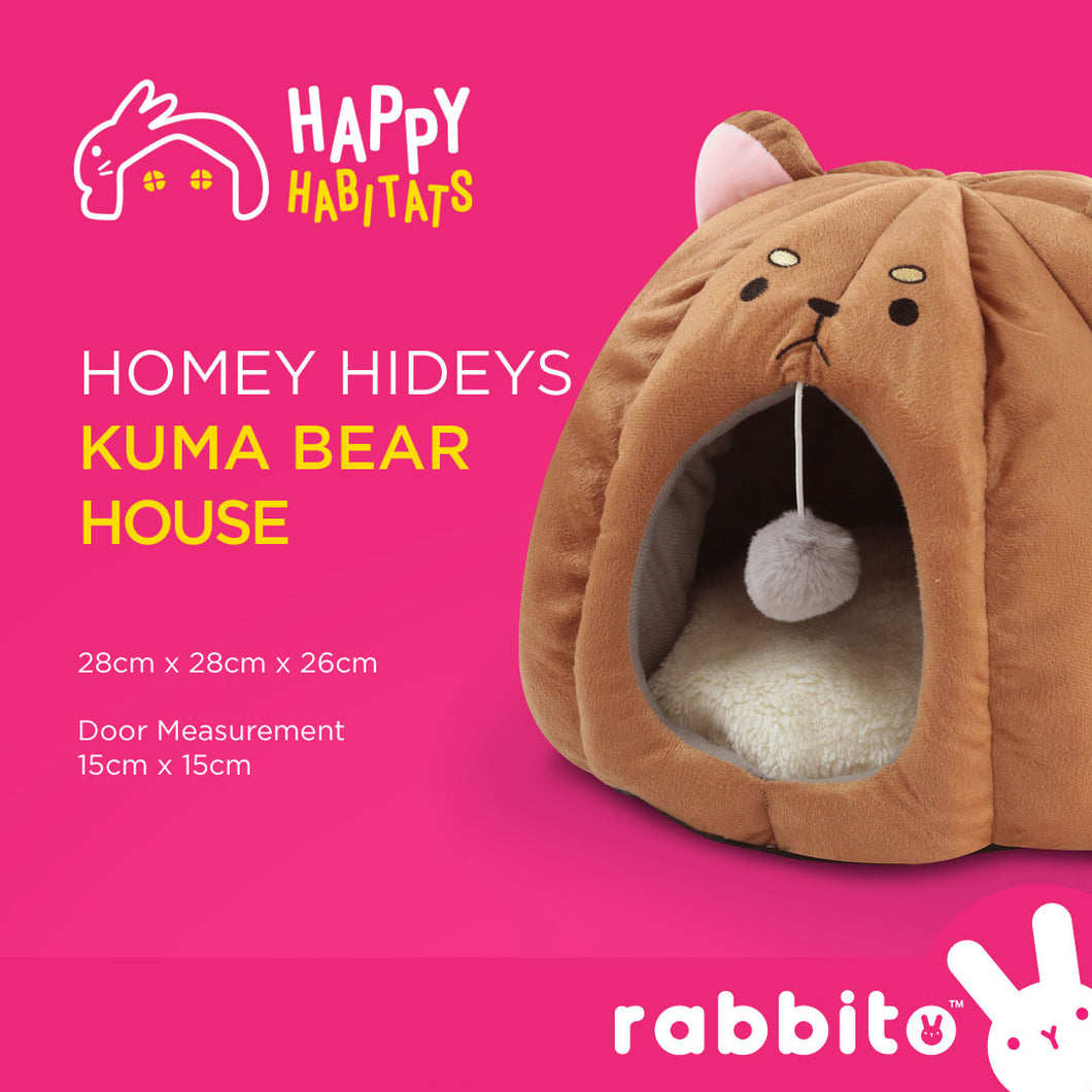 Happy Habitats HOMEY HIDEYS Kuma Bear House