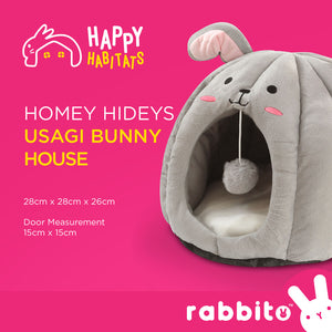 Happy Habitats HOMEY HIDEYS (Small) Usagi Bunny House