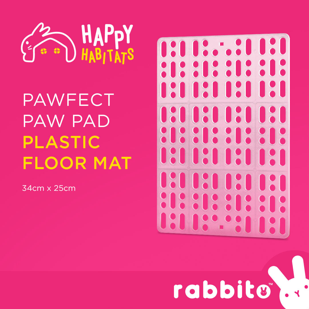 Happy Habitats Pawfect PAW PAD Plastic Floor Mat