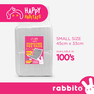 Happy Habitats PAWSOME PEE PADS Bamboo Charcoal Sheets