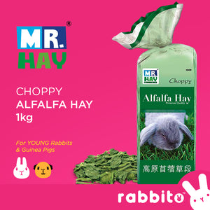 Mr. Hay Choppy Alfalfa Hay 500g/1kg