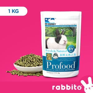 Dr. Bunny Profood for Adult Rabbits 1KG
