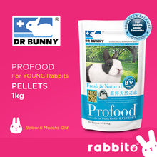 Load image into Gallery viewer, Dr. Bunny Profood for Young Rabbits 1KG
