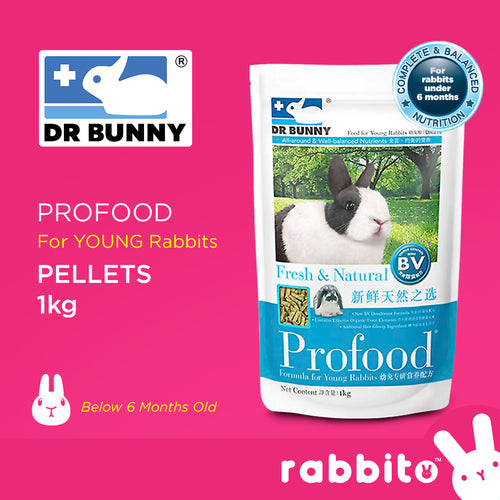 Dr. Bunny Profood for Young Rabbits 1KG