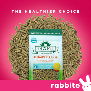MOMI Complete-G Guinea Pig Food 1KG (Timothy Hay-Based Pellets)
