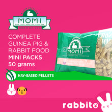 Load image into Gallery viewer, MOMI Rabbit and Guinea Pig Food TRIAL PACKS 30g