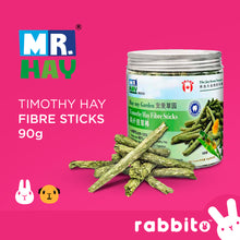 Load image into Gallery viewer, Mr. Hay Timothy Hay Fibre Sticks 90g