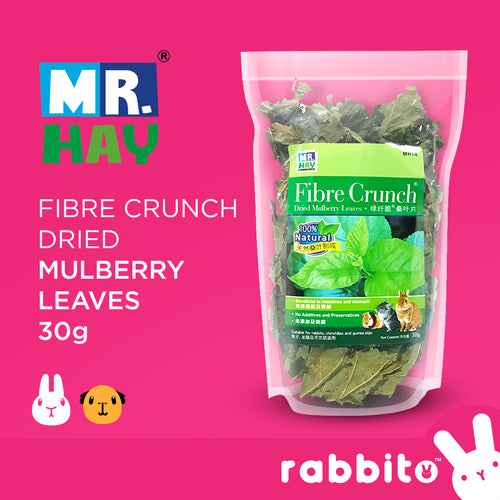 Mr. Hay Fibre Crunch Dried Mulberry Leaves 30g