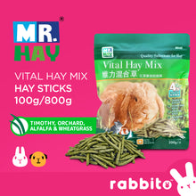 Load image into Gallery viewer, Mr. Hay Vital Hay Mix Hay Sticks 100g/800g