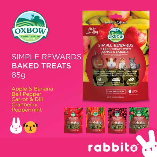 Oxbow Simple Rewards Baked Treats 85g